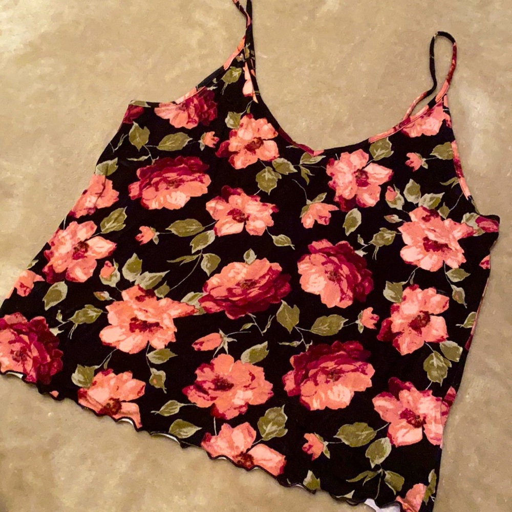 Flower crop top